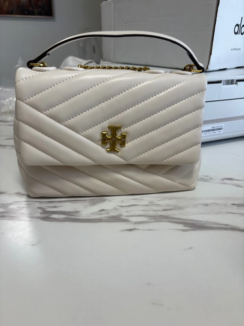 Tory Burch Kira Chevron Convertible Shoulder Bag